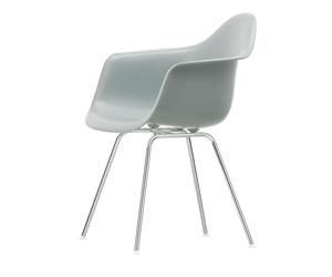 Eames Plastic DAX Chaise de Salle à Manger avec Accoudoirs Gris Clair
