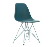 Eames Plastic RE DSR Chaise de Salle à Manger Bleu mer/Bleu Ciel