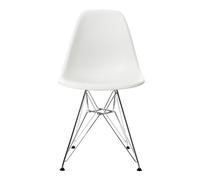 Eames Plastic Side Chair DSR chaise Vitra chrome-blanc - 4055737324970