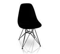 Vitra Chaise Eames Plastic Side Chair DSR – Chromé – Blanc