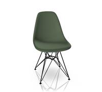 Eames Plastic Side Chair DSR Chaise Vitra Noir-Forest - 4055737262401
