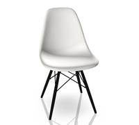 Eames Plastic Side Chair DSW Chaise Vitra Érable noir - blanc - 4055737072208