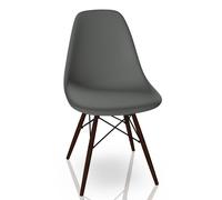 Eames Plastic Side Chair DSW Chaise Vitra Érable sombre - Granite gris - 4055737328695