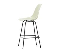 Eames Tabouret de Bar en Fibre de Verre Medium Parchemin/ Noir