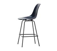 Eames Tabouret de Bar en Fibre de Verre Moyen Bleu marine/Noir