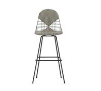 Eames Wire Bar Stool Tabouret de bar haut avec assise et dossier rembourrés Vitra - 4055737222139