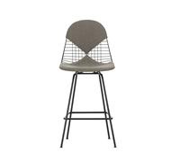 Eames Wire Bar Stool Tabouret de bar moyen avec assise et dossier rembourrés Vitra - 4055737222177