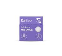 EarHub Sleepwell Lot de 3 paires de bouchons d'oreilles en silicone souple de qualité supérieure Réutilisables et ajustés sur mesure Idéal pour dormir Également utilisés pour les voyages, les sports
