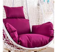 Earnmore Housse De Coussin De Chaise à œUfs Suspendue, ImperméAble, pour SièGe Unique, BalançOire, Chaise à œUfs, Housse De Coussin avec Fermeture éClair sans Rembourrage (Housse Uniquement)
