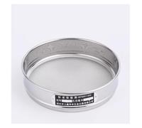 Earnmore Tamis de Laboratoire 1PC DIA 20cm à partir de 10Mesh à 200 Mesh en Acier Inoxydable chroming chroming Body Tamis Tamis Standard Test Standard (Capacity : 160 Mesh(0.097))