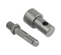 Earth Auger Adapter 4-Type for pour impact Wrench Drill Earth(B) | 4 interface types, fits round hex handles, pour impact wrench compatible, quick swap design, garden digging