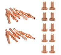 EaseSunny Consommables plasma, pièces de torche plasma, buses de coupe, kit d'électrodes pour dynamique thermique SL60/100, 20 pièces 9-8215 9-8210