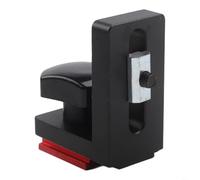 EaseSunny Gabarit de rail à onglet en alliage d'aluminium pour station de scie à onglet - Outil de serrage réglable, système de rail de guidage de 75 mm compatible (F30 noir)