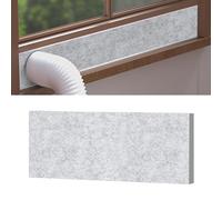 EaseSunny Kit de joint portable pour climatiseur - Panneau d'isolation en mousse avec plaque d'étanchéité réglable - Barrière thermique pour air chaud - Réduction du bruit - Panneaux de 41,9 cm pour