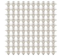 EaseSunny Lot de 100 clips de garniture de portière de voiture pour Opel Vivaro Renault, fixations en plastique OEM 7703077421