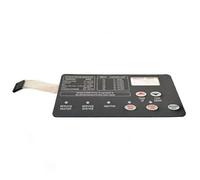 EaseSunny Plaque de membrane d'interrupteur, panneau de commande, couvercle de bouton de chauffage pour Pentair MasterTemp 250/300/350/400 et Starite, facile à installer, partie en polypropylène noir