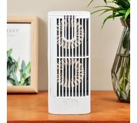 EaseSunny Refroidisseur d'air portable, mini climatiseur, ventilateur de bureau USB, refroidissement silencieux à 3 vitesses, crochet veilleuse, batterie 1200-3600 mAh pour bureau et chambre à coucher