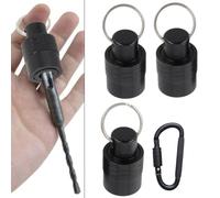 EaseSunny SDS, porte-embout à tige SDS, barre d'extension de tournevis, porte-clés de rangement pour perceuse, adaptateur à changement rapide pour pilotes électriques, alliage d'aluminium, noir, lot