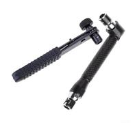 EaseSunny Tournevis en forme de L 6,35 mm avec porte-embout hexagonal à angle droit de 90 degrés pour plomberie, outils à main, kit d'outils de réparation routière, 112 mm
