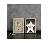 East of India Mini boîte d'allumettes Star Thank You for Being So Amazing | Petit Cadeau pour Un ami, Un Membre de la Famille ou Un être Cher | Boîte aux Lettres