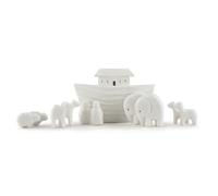 East of India Mini Souvenir en Porcelaine Arche de Noé Cadeau de baptême