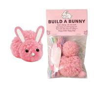 Easter Bunny Craft, Easy Diy Plush, Lapin Handmade Decoration, Cute Bunnies Diy, Holiday Craft Kit, Kids Creative Activity, Spring Fun Project, Easter Bunny Crafts for Party Favors Classroom