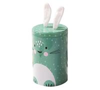 Easter Candy Box, Small Food Containers with Lids, Snack Storage Tins, Metal Holiday Decorative Jars, Reusable Treat Holders, Perfect for Party Favors and present, 10.5 x 10.5 x 16cm