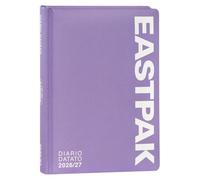 Eastpak Agenda scolaire 2026-2027, 13 mois, idéal pour l'école secondaire et secondaire, couverture rembourrée, 352 pages colorées et autocollants, 12 x 16,5 cm