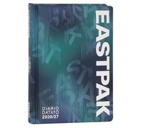 Eastpak Agenda scolaire 2026-2027, 13 mois, idéal pour l'école secondaire et secondaire, couverture rembourrée, 352 pages colorées et autocollants, 12 x 16,5 cm