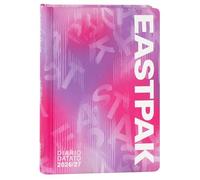 Eastpak Agenda scolaire 2026-2027, 13 mois, idéal pour l'école secondaire et secondaire, couverture rembourrée, 352 pages colorées et autocollants, 12 x 16,5 cm