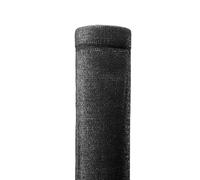 Easy Clôture Brise Vue Toile en Rouleau Haute densité Occultation très élevée (350gr/m²) H 1m23 Longueur 5M - Noir - Résistant UV et Intempéries - pour Grillage Rigide - Terrasse - Jardin - Balcon