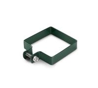 EASY CLOTURE Collier de Fixation carré 60 x 60 mm pour portillon grillagé Vert