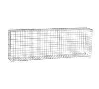 EASY CLOTURE Gabion Acier galvanisé L180 x H60 x Pr.30 cm tirants et Crampons Inclus