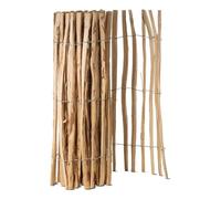 EASY CLOTURE Ganivelle clôture en Bois L 5m x H 0m80 - Espacement des piquets 3 à 5 cm