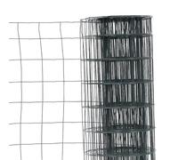 Easy Clôture Grillage en Rouleau Acier galvanisé Maille 100x100 mm H1m00 x L20 m - Gris Anthracite - Hauteur 1m20