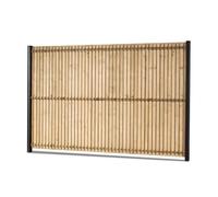 Easy Clôture Kit occultation lamelles bois pin pour panneau rigide maille 55 H 1m73 L 2m50 ep 8mm - Pour Clôture jardin Brise-vue