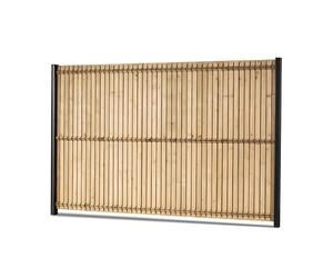 Easy Clôture Kit occultation lamelles bois pin pour panneau rigide maille 55 H 1m73 L 2m50 ep 8mm - Pour Clôture jardin Brise-vue