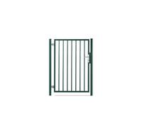 Easy Clôture Portillon barreaudé Acier galvanisé Passage 1m H 1m20 Vert
