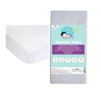 Easy Dort - Matelas 40x90 Matelas + 2 ALESES Bio | Été & Hiver | Très Confortable | Double Face | Oeko tex® | Blanc