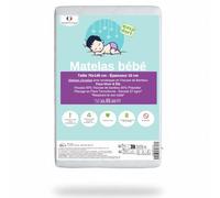 Easy Dort Matelas 70x140 cm Climatisé Double Face Hiver & Été, Épaisseur 10 cm, Déhoussable, Fabriqué en France