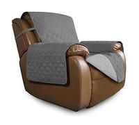 Easy-Going Housse de canapé réversible surdimensionnée et inclinable pour Salon, résistante à l'eau avec Sangles élastiques, pour Animaux de Compagnie et Chiens (Fauteuil inclinable surdimensionné