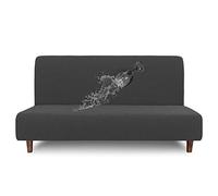 Easy-Going Housse de futon 100% imperméable, Double Housse de canapé imperméable pour futon, Housse de canapé en Jacquard Extensible sans accoudoirs, Protection de Meubles étanche pour Enfants,