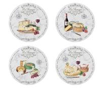 Easy Life - Coffret 4 Assiettes Les FROMAGES DE NOS Regions - EASYLIFE