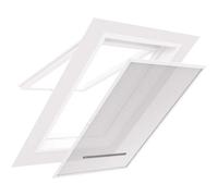 easy_life Moustiquaire fenêtre de toit 140x170 cm - Blanc