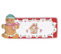 Easy Life Sweet Christmas SWEC1471 Assiette rectangulaire 36 x 16 cm