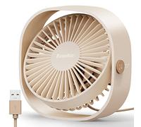 EasyAcc Ventilateur USB Mini Ventilateur de Table Silencieux Portable Ventilateur USB 3 Vitesse pour Bureau Maison