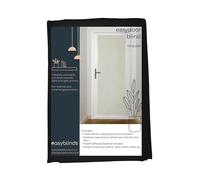 Easyblinds Easydoor Store pour Porte vitrée, Facile et Rapide à Installer, Noir, pour fenêtre jusqu'à 65x190cm, Fixation autocollante, Couper pour créer n'importe Quelle Forme/Taille