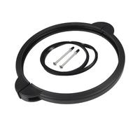 EasyByMall Collier de serrage avec joint torique pour pompe de filtre à sable Intex SF90110-1 25,4 cm, kit de pièces de rechange avec boulons et écrous