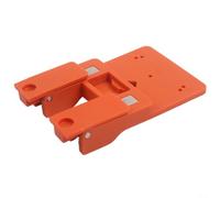 EasyByMall Gabarit de charnière d'armoire orange pour trous cachés, aide au perçage rapide pour cadres de façade, kit de bricolage (A)