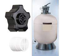 EasyByMall Hayward SX180LA Bouchon de vidange avec joint et écran - Pièce de rechange en plastique pour système de filtration de piscine
